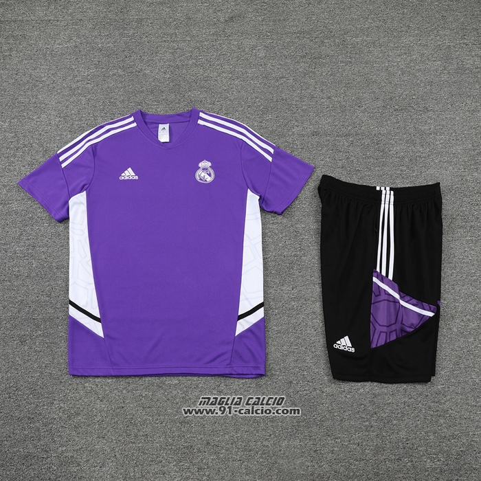Tuta da Track
 Real Madrid Manica Corta
 2022-2023 Purpura - Pantaloncini

